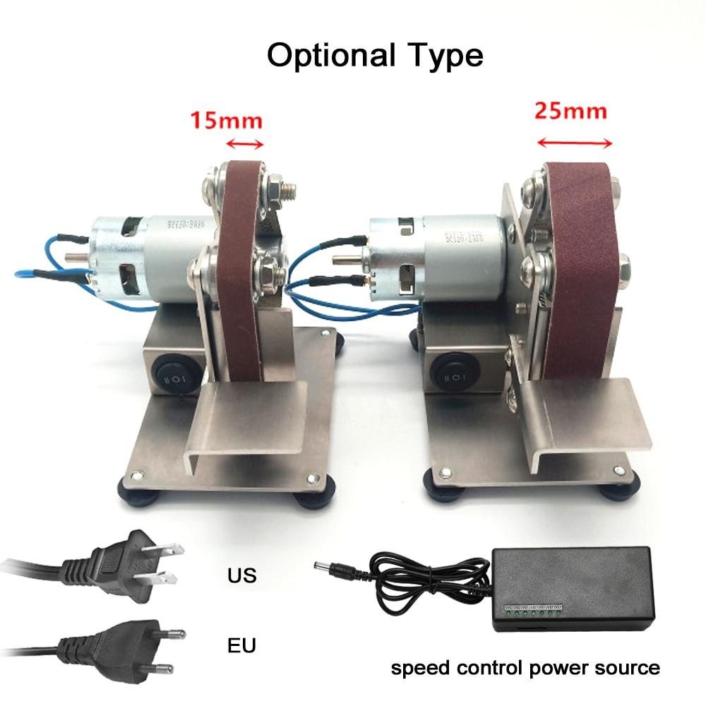 110V/220V DIY Polishing Grinding Machine Cutter Edges Sharpener Multifunctional Grinder Mini Electric Belt Sander