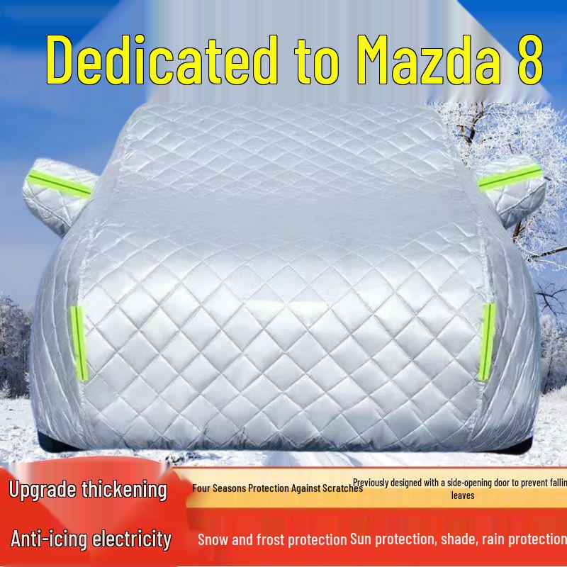 Mazda 8 Premium Car Cover: Sun, Rain, Snow, Frost, Hail Protection with Thickened Heat Insulation Thickened Hail Guard All-Season