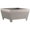Fire Pit Brown 80 X 80 X 43 Cm Weatherproof Steel