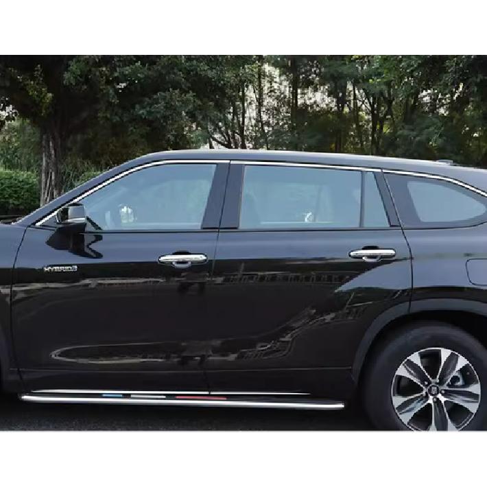 Chrome Door Handle Cover Molding Trim 4pcs For Toyota Highlander -2025