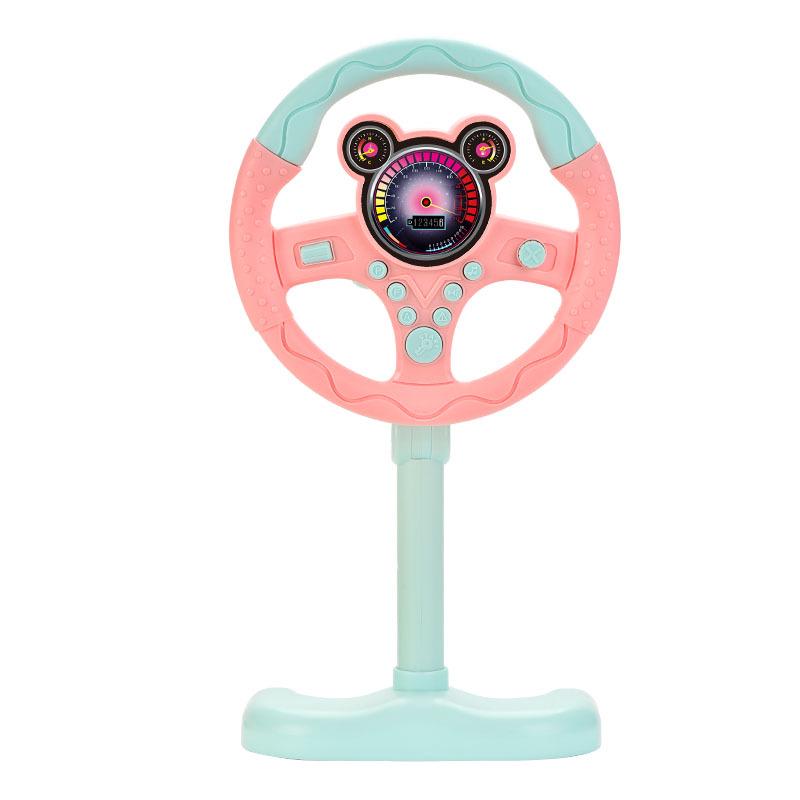 Kids Interactive Rear Seat Steering Wheel Toy for Safe Car Play