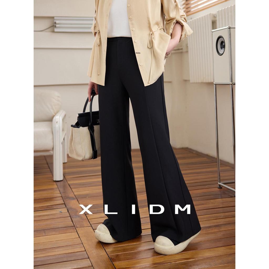 Xiao Li Plus Size Women's Stretch Supermodel Pants: Slimming, Flattering Micro Flare for Versatile, Casual Wear