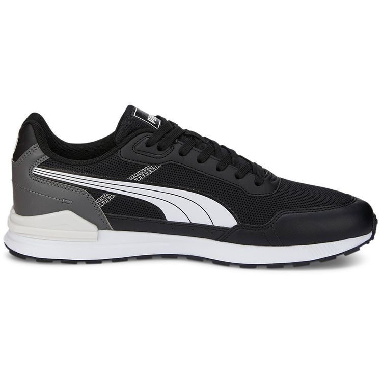 Puma Buty Sportowe Casualowe Graviton Mega Unisex Sneakers Czarne Białe 385873-01
