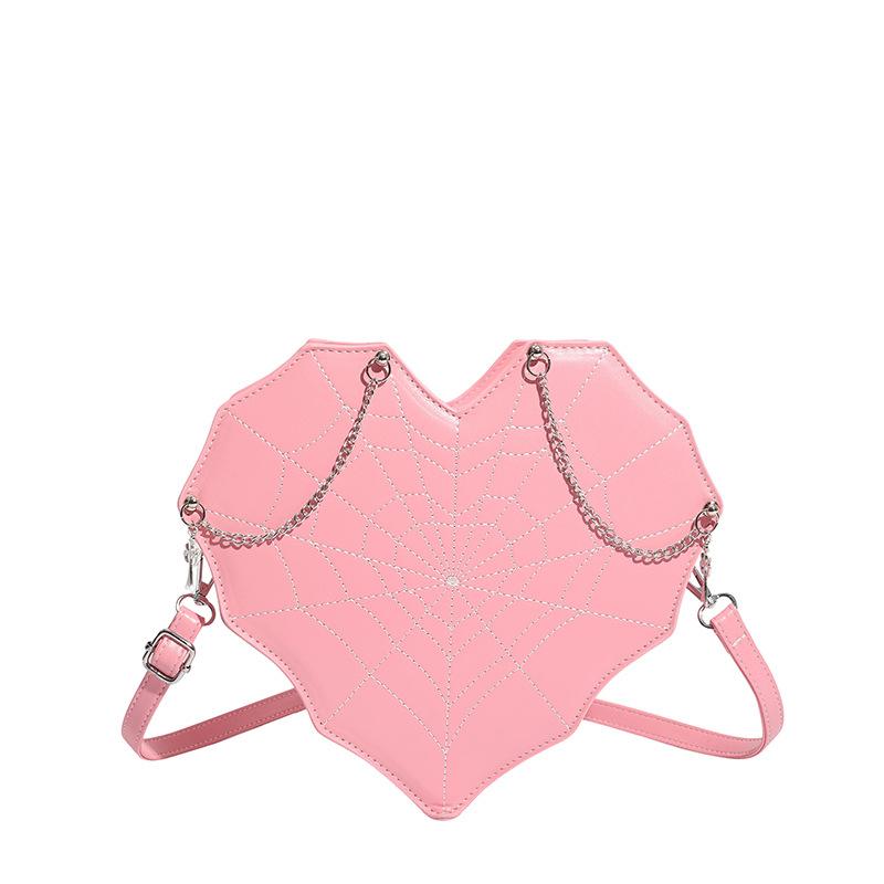 Fashionable Trendy Multi-purpose Crossbody Bag, Heart-shaped Bag, Single-shoulder Bag