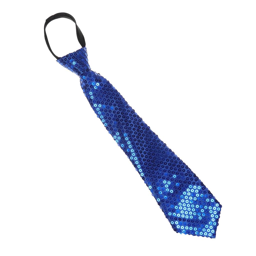 Cravatta Unisex Pre-annodata con Paillettes Cravatta Scintillante Glitter per Costume da Festa