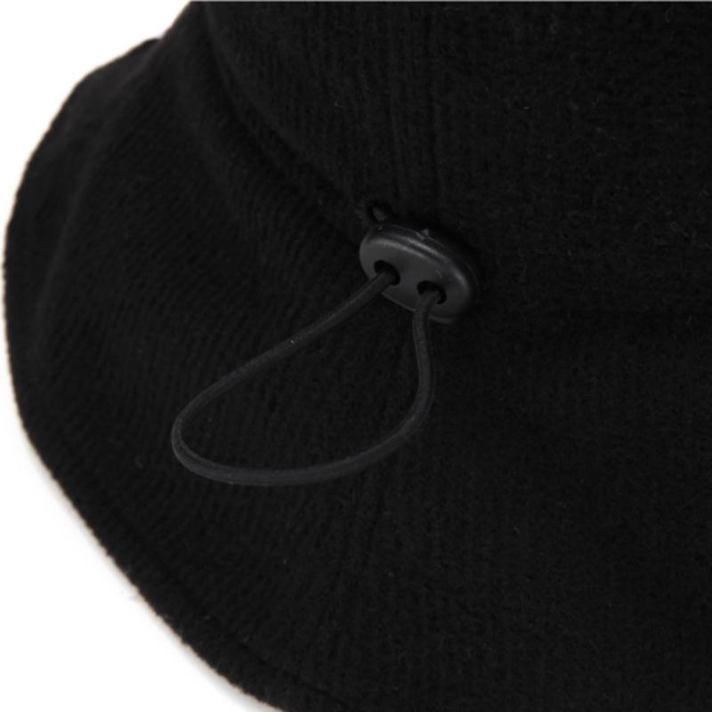 BLACK SANDS BK Winter String Bucket Hat_Black