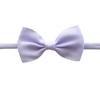 Solid Color Bow Hairpin & Ribbed Headband Set for Girls