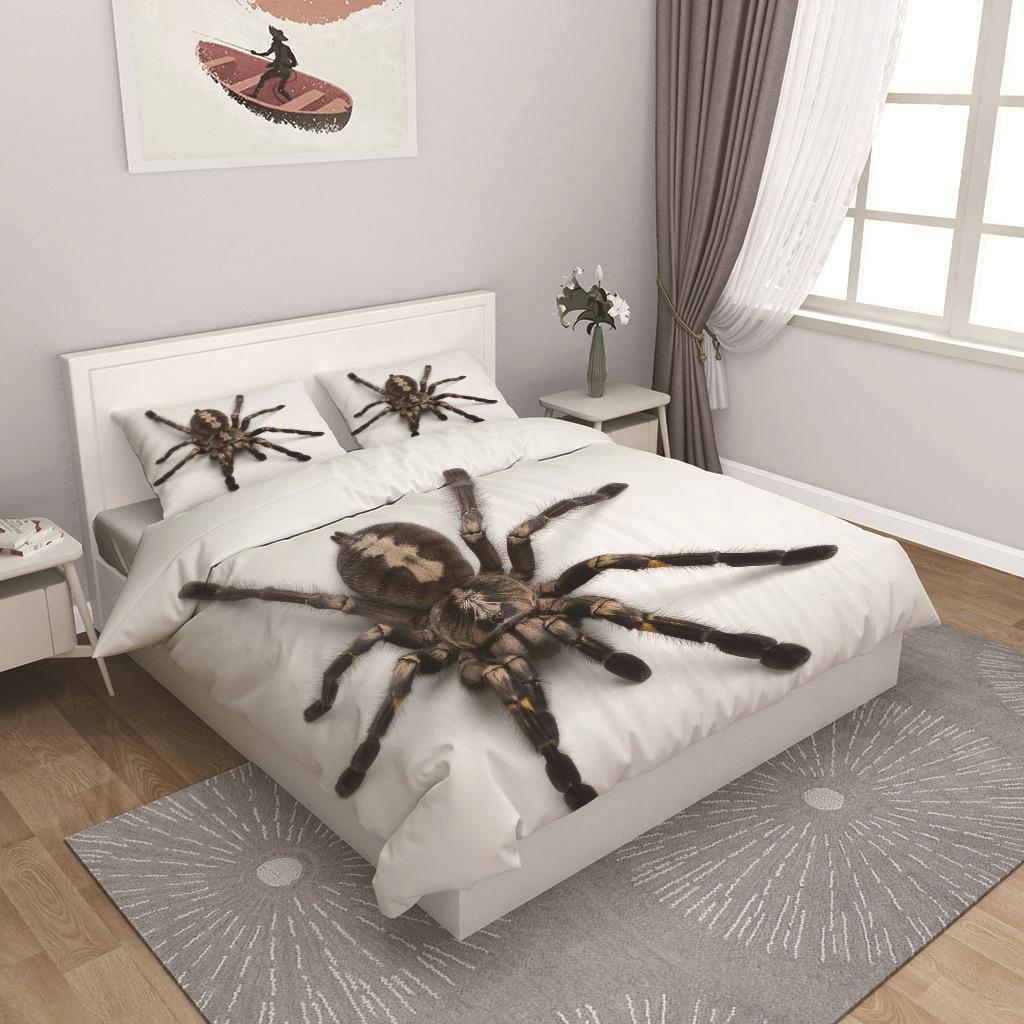 Spider 3D Digital Printing Quilt Cover Three-Piece Home Textile Duvet Cover Bedding