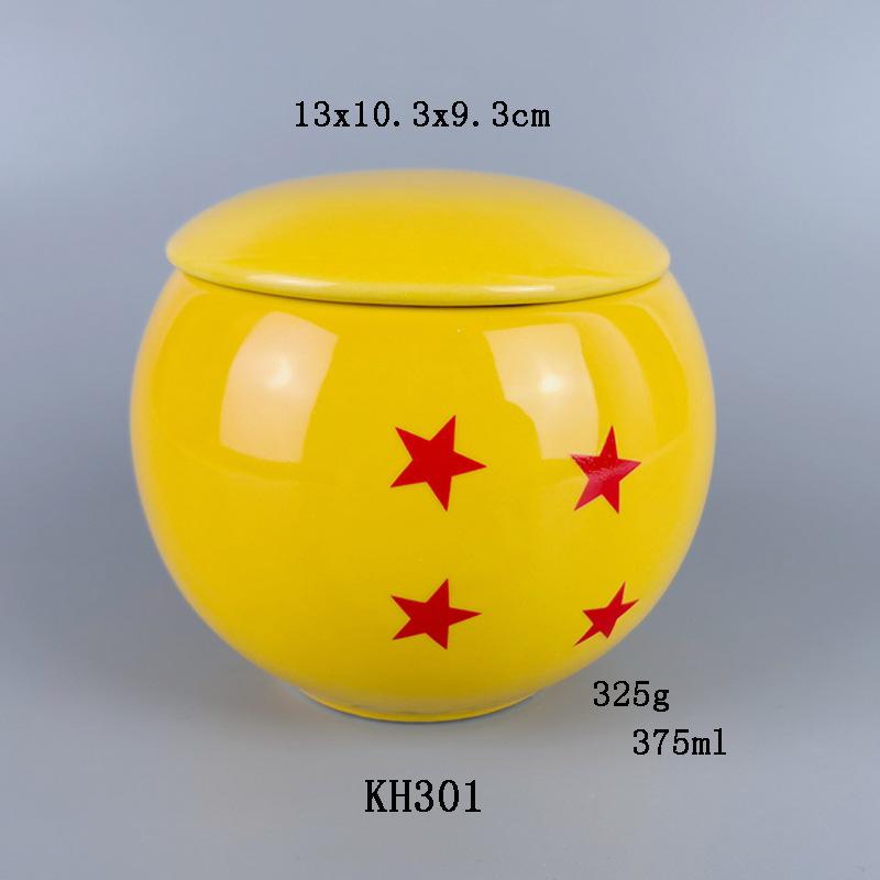 Ceramic Dragon Ball Mugs, Sun Wukong Mugs, Creative Cartoon and Anime Wukong Cups, Four-star Dragon Ball Cups