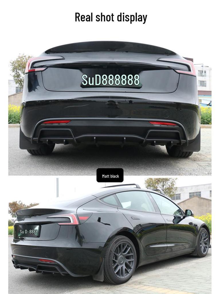 Thunder Rear Lip Sport Modification for Tesla Model 3