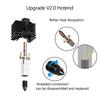 Hardened Steel Hotend Upgrade Kit for B*mbu Lab P1 P1S Complete 3D Print Head Assembly with Cooling Fan 0.4mm Nozzle & Stainless