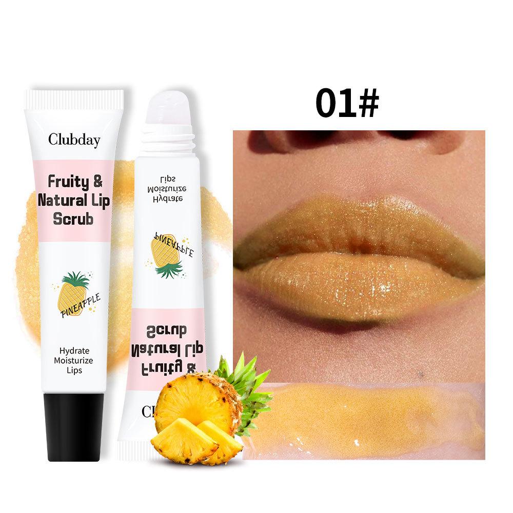 Exfoliating Dead Skin Moisturizing Moisturizing Fading Lip Pattern Lip Balm Non-stick Cup Fruit Flavor Lip Scrub 1