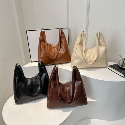 Niche Simple Underarm Bag Large Capacity Shoulder Bag Women's New Fashion Casual Commuter Handbag Tote Bag Trendy