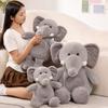 Cute Cute Gray Elephant Doll Plush Toy Long Nose Baby Elephant Doll Children Soothing Pillow Rag Doll