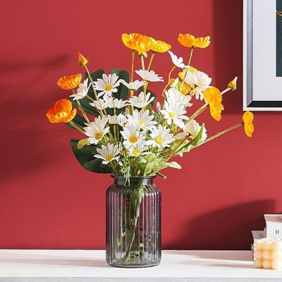 1 STK Künstliche Kornblumen Simulation Gefälschte Seidenblume Chrysanthemenblumen DIY Bouquet Hochzeitsfeier Dekoration Florale