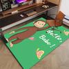 1pc Curious George (7) Design Printed Area Rug Carpet for Bedroom Living Room Home Decor Rugs Mat Non Slip Mat Rug for Bedside