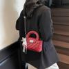 Niche diamond chain bag women's new spring and summer fashion portable commuter shoulder crossbody small square bag