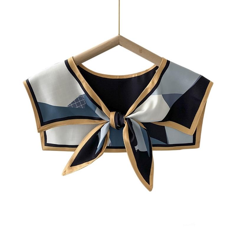 Lightweight Breathable Detachable Collar Scarf Korean Multipurpose Fashion Accessory For Women Summer Spring Autumn