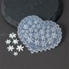 1Pcs Winter Snowflake Nail Art Silicone Mold 3D Embossed Carving Soft Stamping Plate Christmas Reusable Diy Gel Stencils Tool
