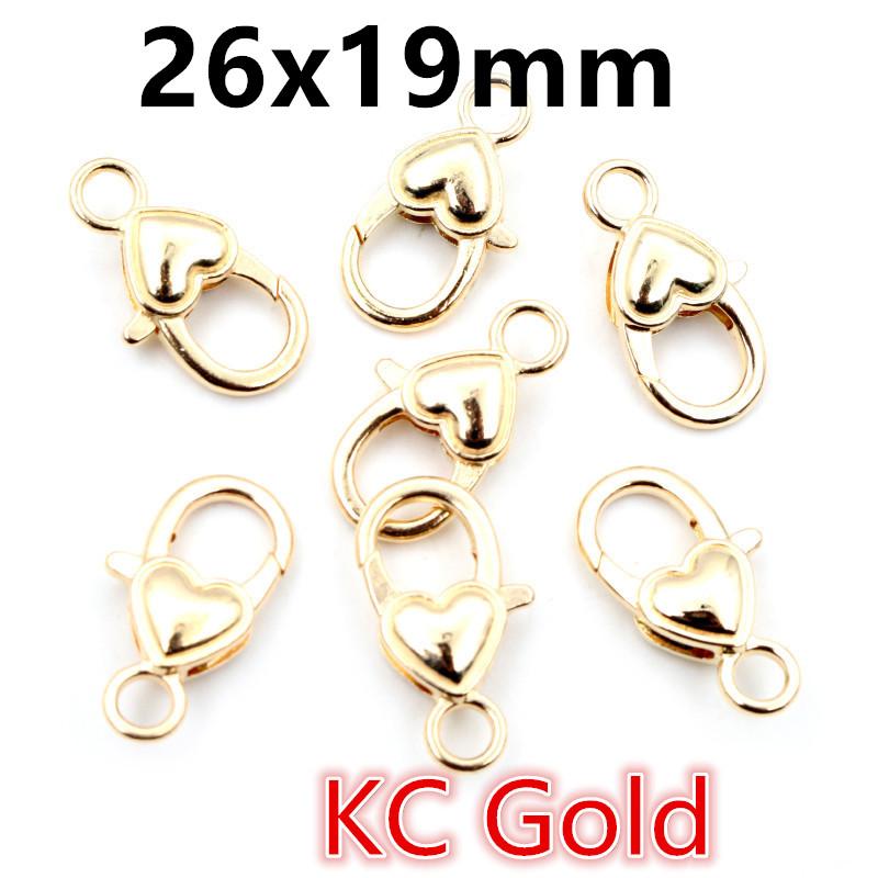 10pcs Snap Lobster Clasp Hooks Gold Silver Plated 5 Colors DIY Jewelry Making Findings for Keychain Neckalce Bracelet Supplies