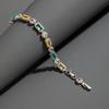 Adjustable Color Zircon Bracelet, Women'S Full Diamond Color Bracelet, Micro-Inlaid Zircon.