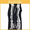 Skeleton Costume Socks With Blood Effect For Halloween Cosplay And Party Wear