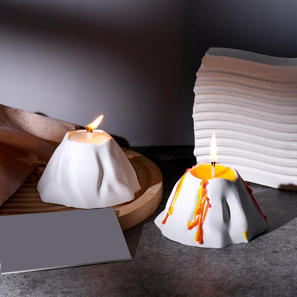 Multi Purpose Snow Mountain Scented Candle Silicone Mold Perfect For Creative DIY Projects And Stress Relief Activities