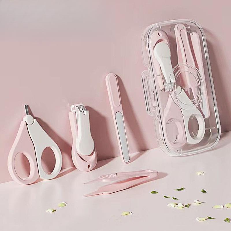 Newborn Anti-Pinch Nail Clippers: Durable, Portable Baby Care Scissors