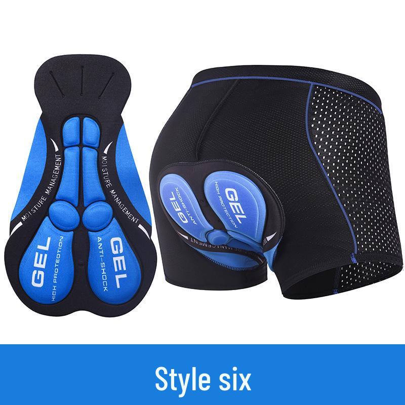 Men's Quick-Dry Padded Cycling Shorts for Mountain and Road Biking