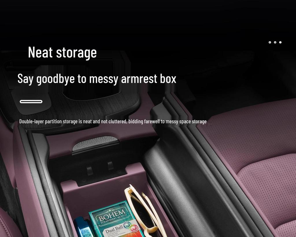 Compatible Storage Box for Xiaomi SU7/YU7 Car Interior