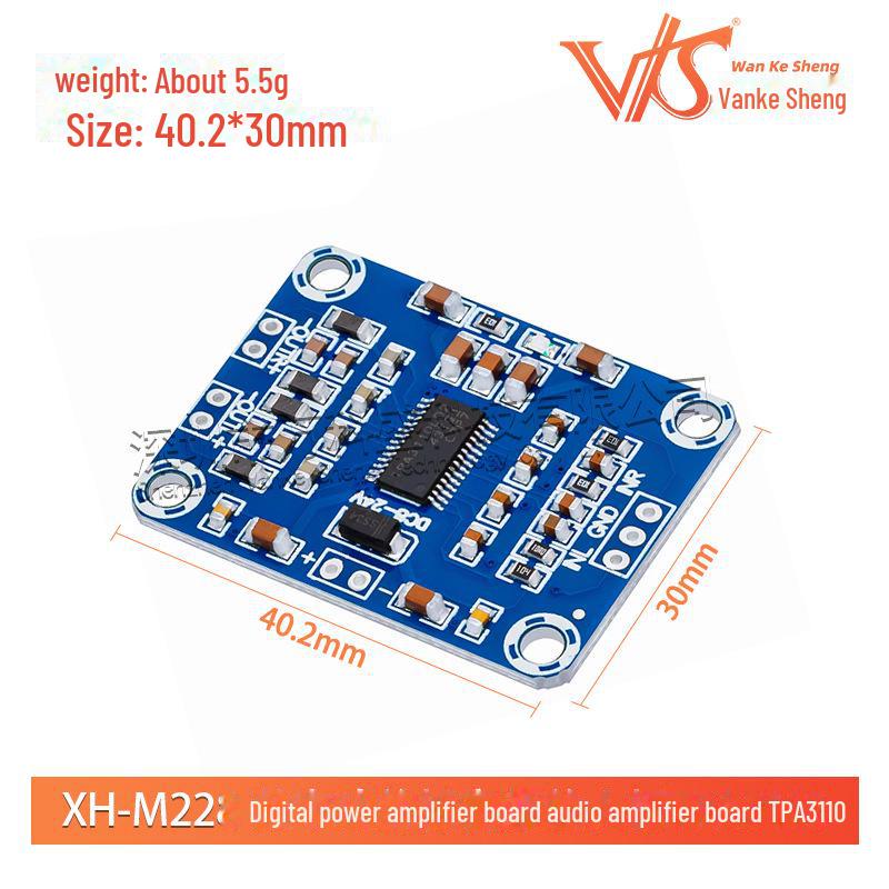 TPA3110 Digital Audio Amplifier Board for HD Speaker Power Amplification