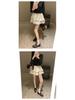 Niche Style White Lace-Up Ballet Flats for Women - 2025 Spring/Autumn Casual Mary Jane Shoes