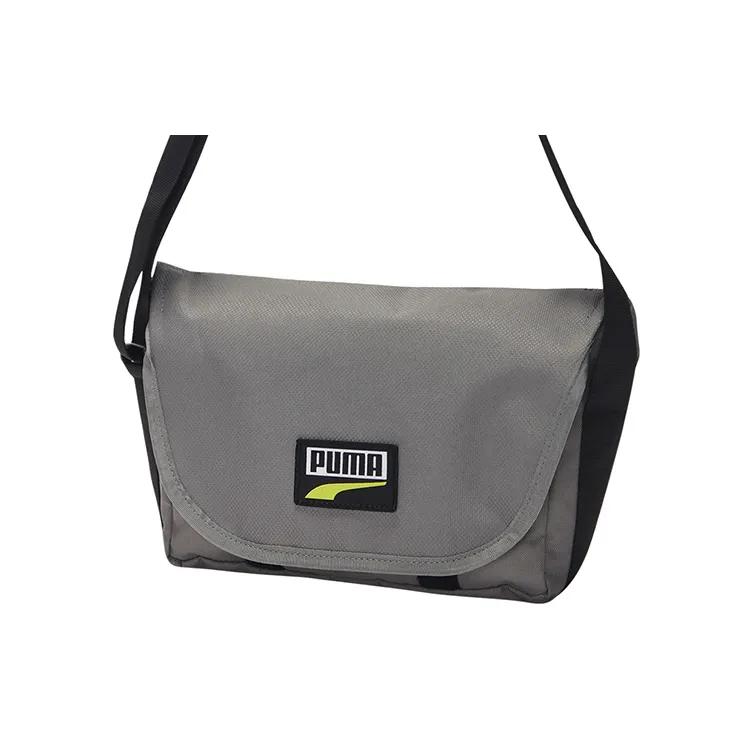 Puma Fabric Messenger Bag , Crossbody Bag Regular Unisex Gray (Unisex) Crossbody Bags 077861 11
