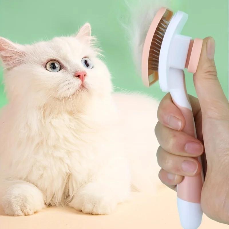 1pcs Pet Hair Removal Comb Undercoat Hair Removal Slicker Brush For Dog And Cat Grooming Tool Pet Cleaning Supplies