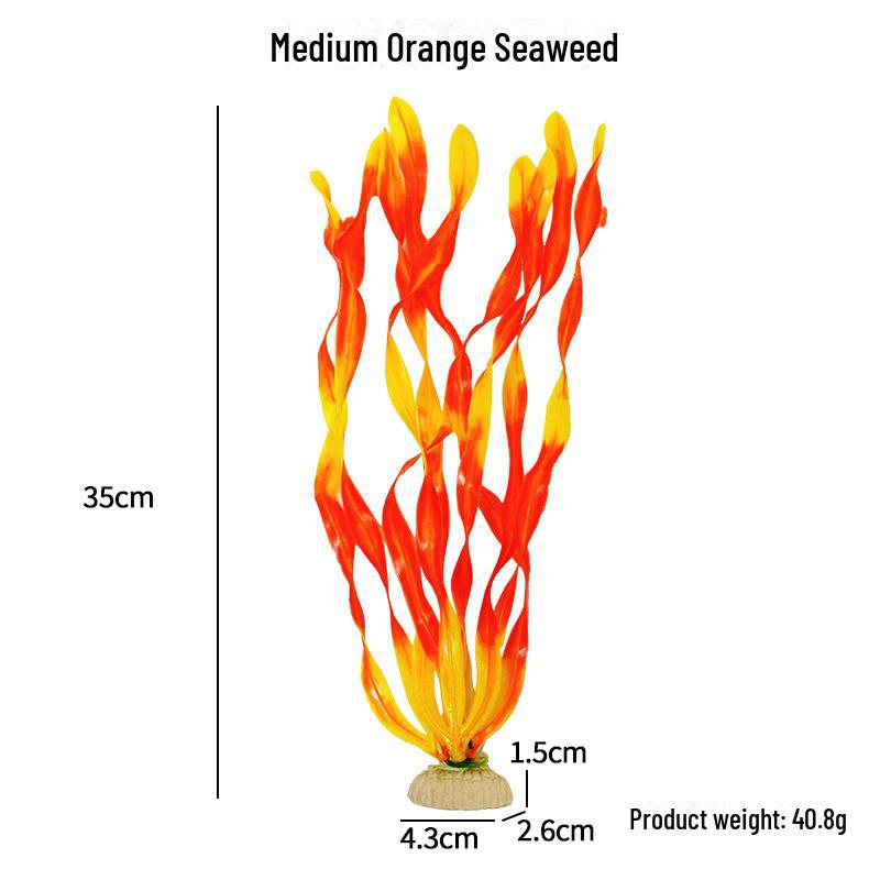 

Декор для аквариума из искусственных водорослей: Пластиковые водоросли с основанием для ландшафтного дизайна аквариума
