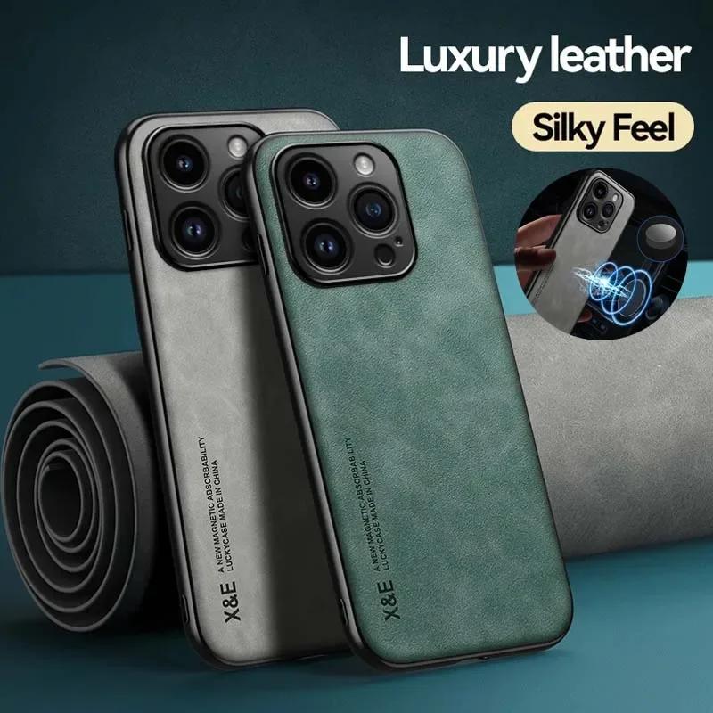 Case For iPhone 17 16 16e 15 14 13 12 11 Pro Max Plus 12 13 Mini 8 7 Luxury Protective Cover Car Holder Phone Coque Fundas