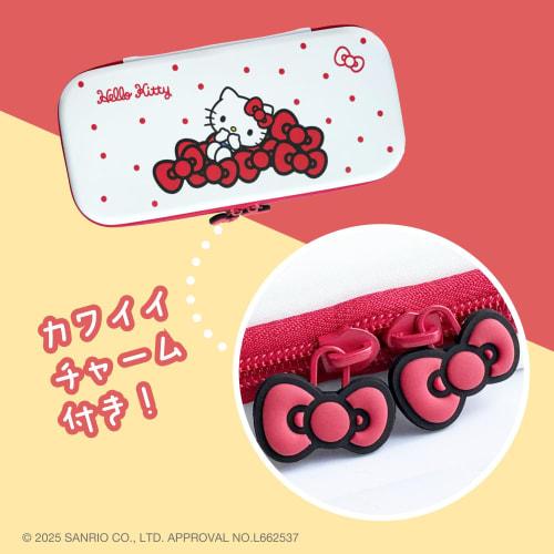Allone EVA Color Case for Games, Sanrio Characters 2, Hello Kitty, 14.5 x 4 x 30 cm, Compatible with Switch 2, Easy to Carry, Protects from Scratches