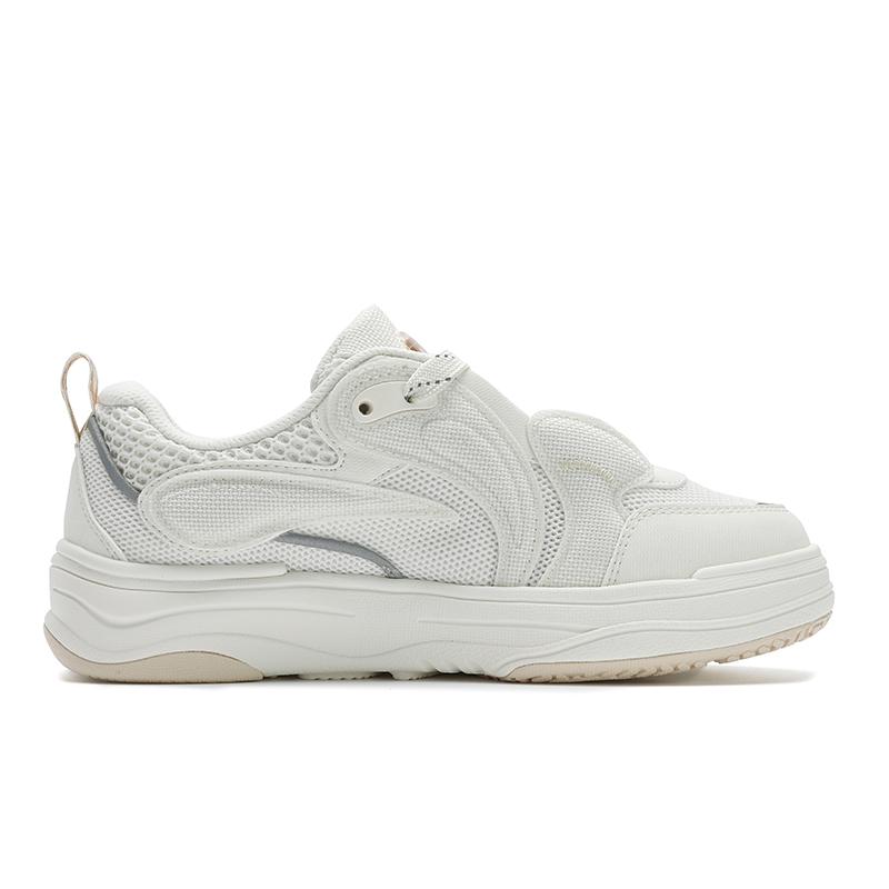FILA Vibe Retro Series Fashion Trendy Comfortable Versatile Casual Breathable Low-Top Skate Shoes Women sneaker White Yellow F12W522212FGM