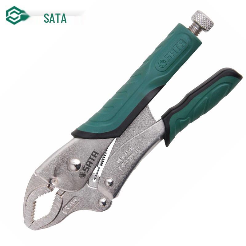 SATA 7-inch Curved Jaw Quick Release Locking Pliers 7 inch
