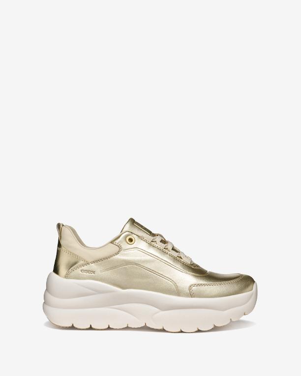 Geox Women'S Sneakers - Gold