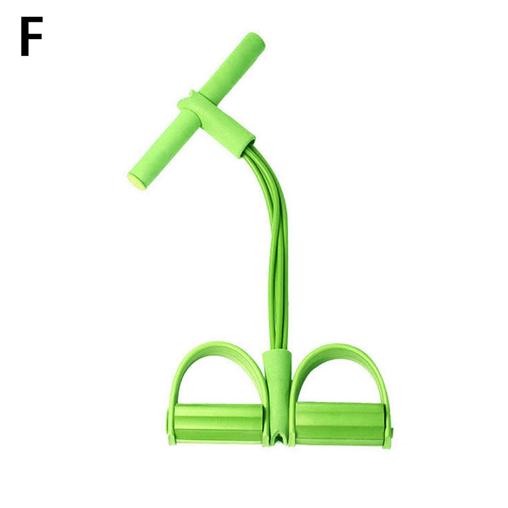 Pedal Resistance Band 4 Tube Resistance Band Bodybuilding Up Latex Ankle Expander Exercise Fitness Equipment Puller Sit
