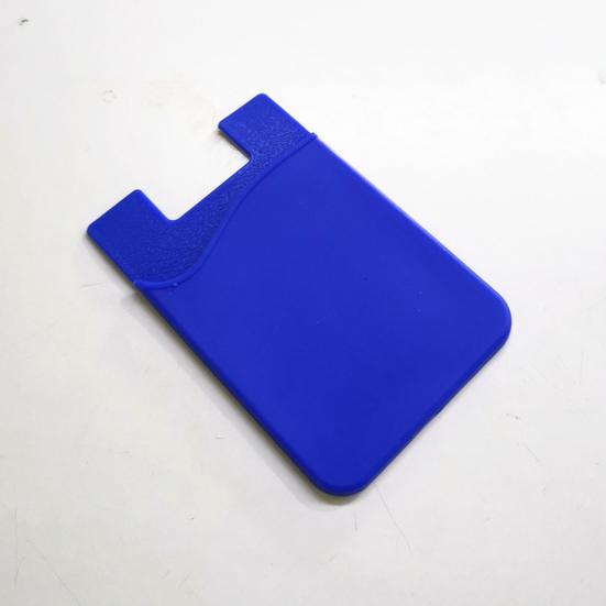 2Pcs Card Holder Silicone Phone Wallet Single-layer Multi-function for Bank Card
