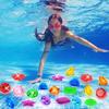 Children Colored Plastic Gem Simulated Goldfish Fishing Pool Accessories Water Play Outdoor Sports Swim Pool Decoration TMZ