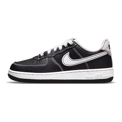 Air Force 1 S50 Rétro Antidérapantes Absorbant les Chocs Durables Haut Bas Chaussures de Skate Enfants Basket Enfants Blanc Noir DB1754-001