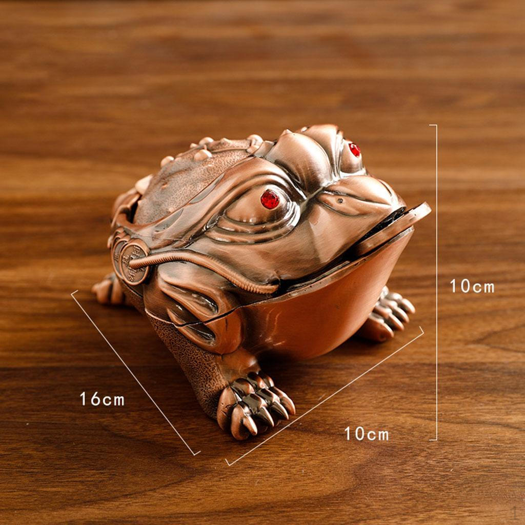 

Holder with Lid Feng Shui Men Women Gift indoor e outdoor Statue Desktop Decor Copper Red