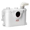 Macerator Pump 500W 29 GPM Flow 26 Ft Head Lift for Toilet Basement Sink