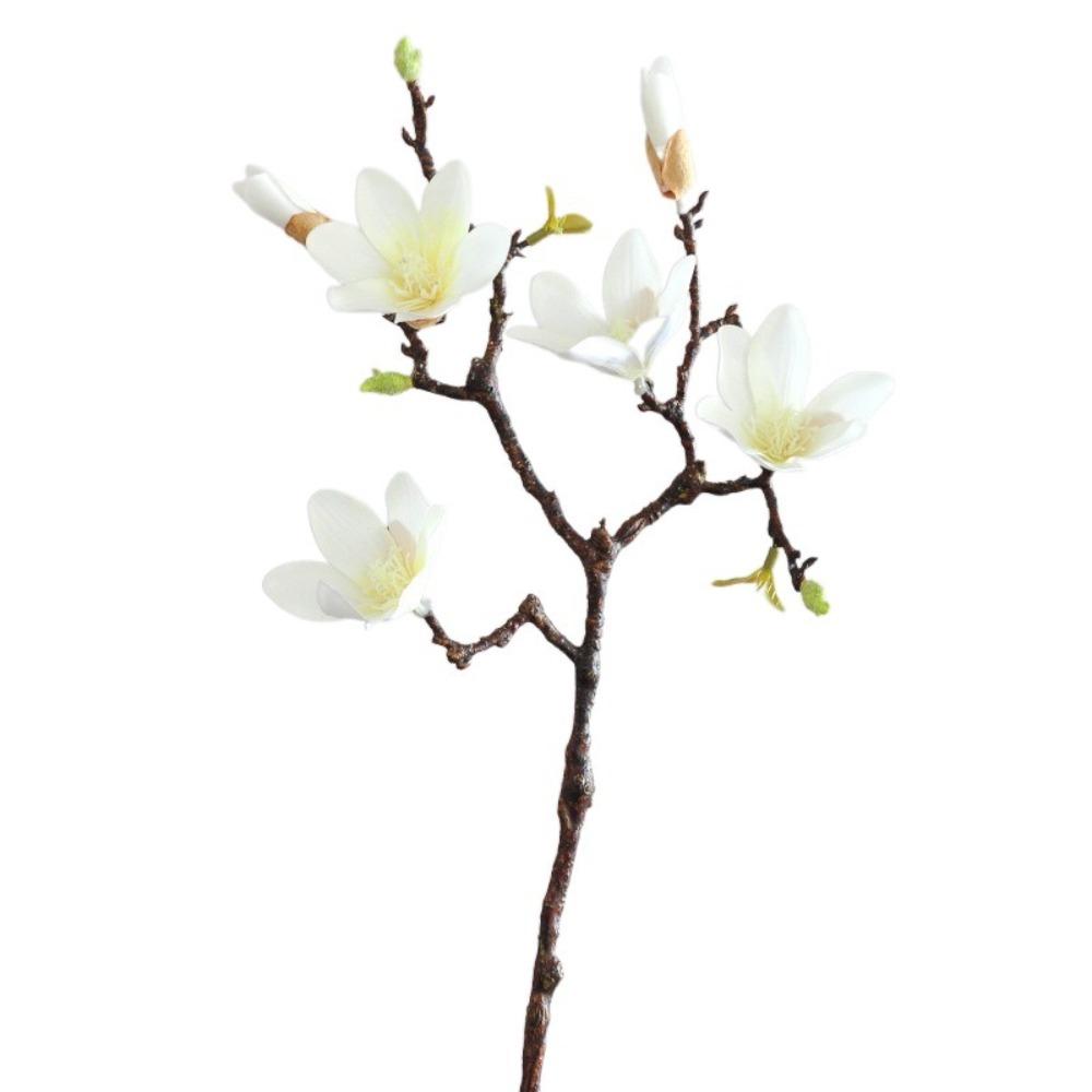 Seidenmaterial Künstliche Magnolienblüte Farbverlauf Künstlicher Blumenstiel Partydekoration