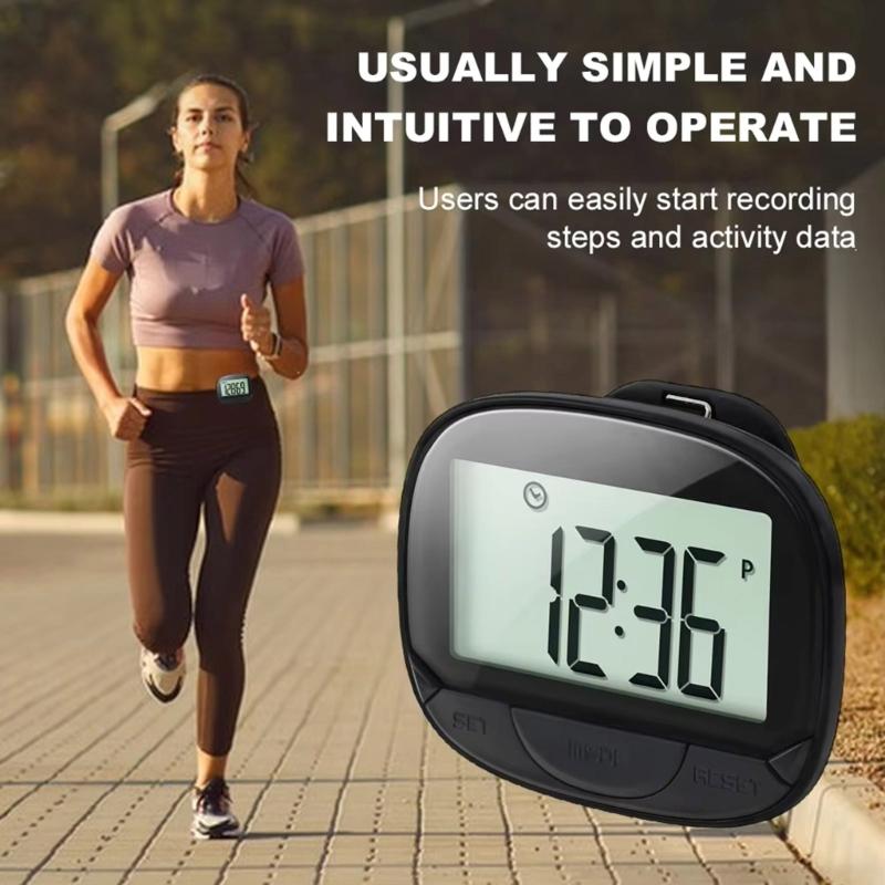 Multifunktions-Schrittzähler mit Mehrfachmodus-Tracking ABS-Schrittzähler Langlebige Batterie für einen aktiven Lebensstil
