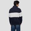 Gap Unisex Color-Block Logo Half-Zip Fleece Stand-Collar Sweatshirt