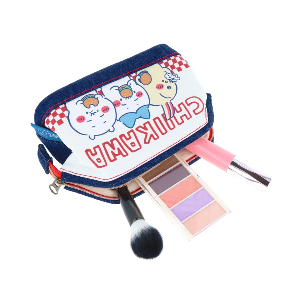 Stationery Chiikawa Pouch with S2333821 Sun-Star Wire, Hamburger,